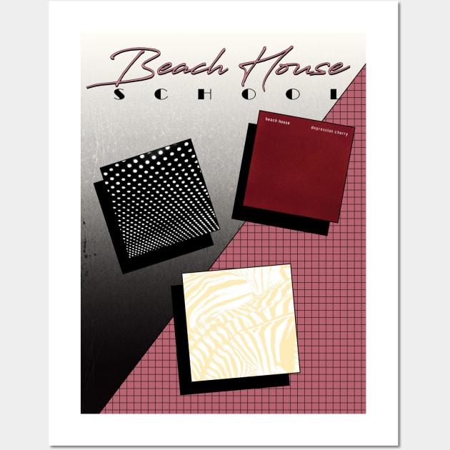 Beach House // Aesthetic albums Wall Art by HectorVSAchille